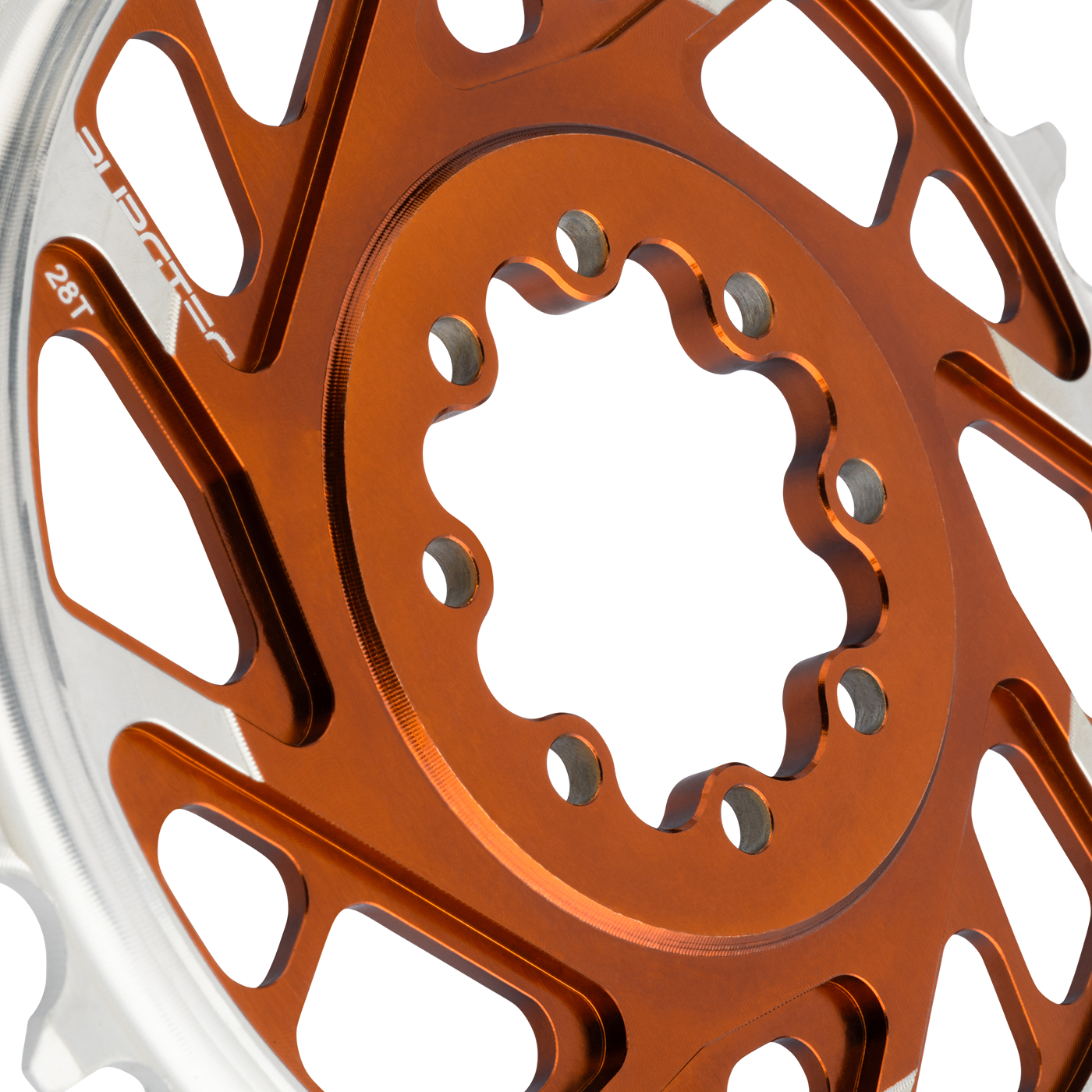 Μονοδακτύλιος αλυσίδας BURGTEC THICK THIN 12V Boost Direct Mount 8 βίδες T-Type Narrow Wide Offset 3mm Bronze