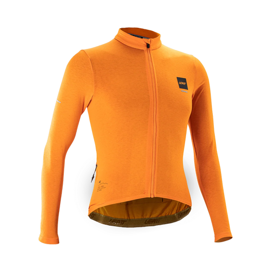 Γυναικεία μακρυμάνικη φανέλα LEATT MTB ENDURANCE 4.0 Πορτοκαλί