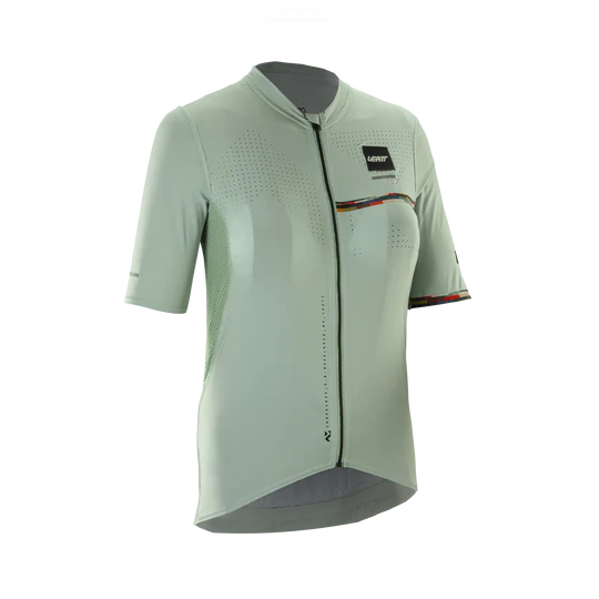 Γυναικείο LEATT MTB ENDURANCE 5.0 CARGO Short Sleeve Jersey Πράσινο