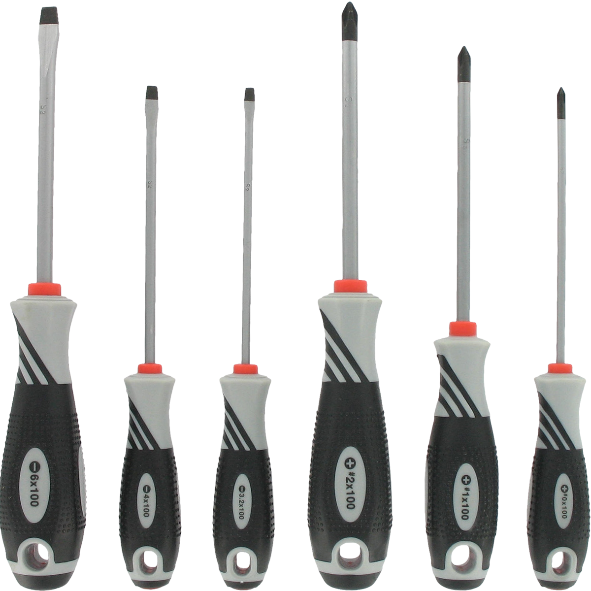 Set of 6 VAR Professional Screwdrivers DV-71000