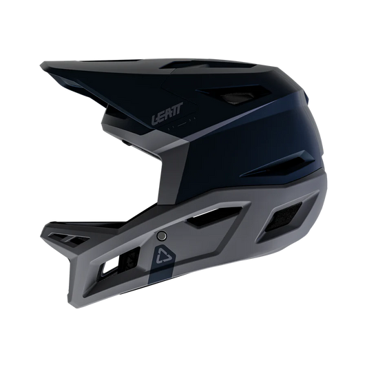 LEATT GRAVITY 4.0 STEALTH MTB κράνος Μαύρο/γκρι
