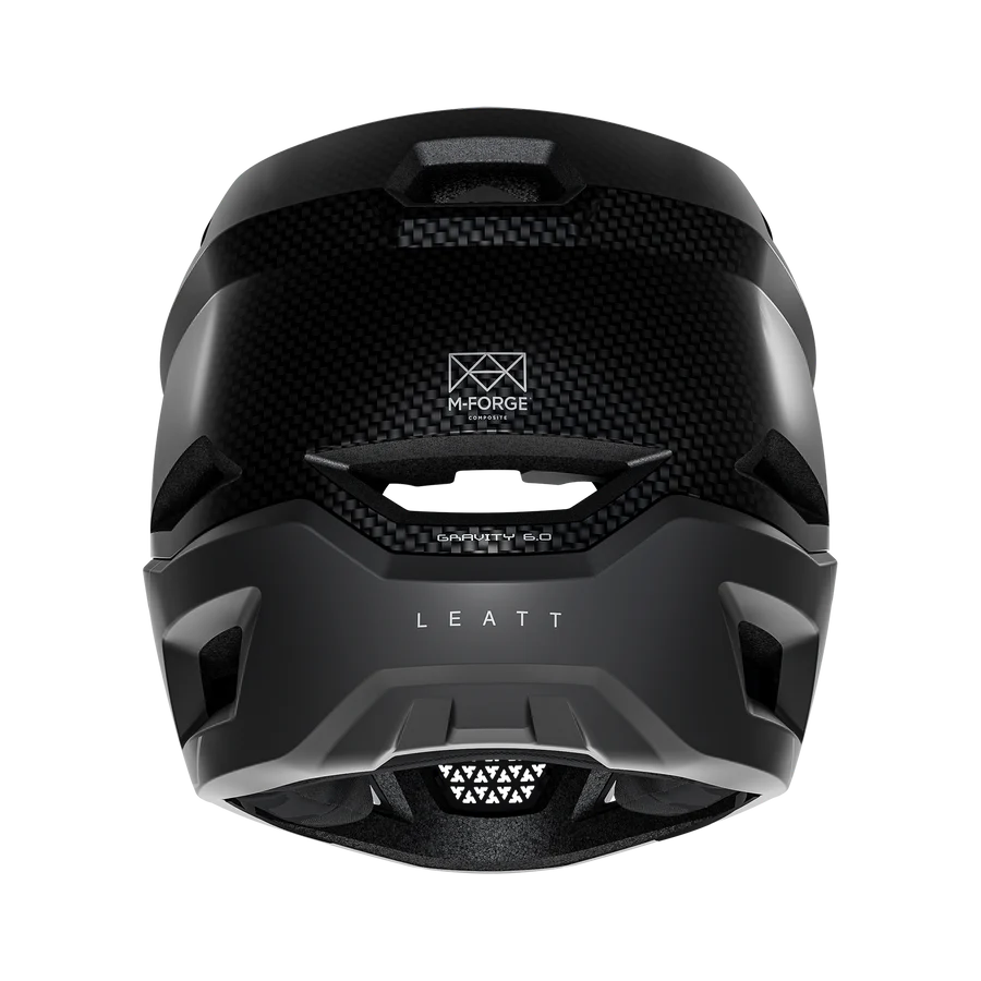 LEATT GRAVITY 6.0 CARBON STEALTH MTB κράνος Μαύρο/γκρι