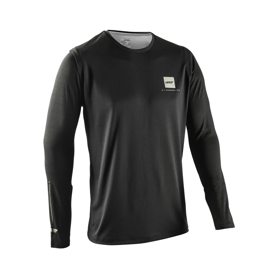 LEATT MTB GRAVITY 1.0 Jersey + Pants Kit Μαύρο