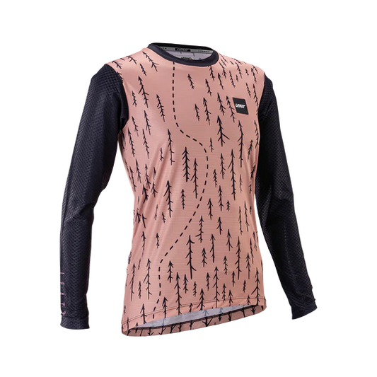 Γυναικείο LEATT MTB Trail 3.0 Long Sleeve Jersey Ροζ