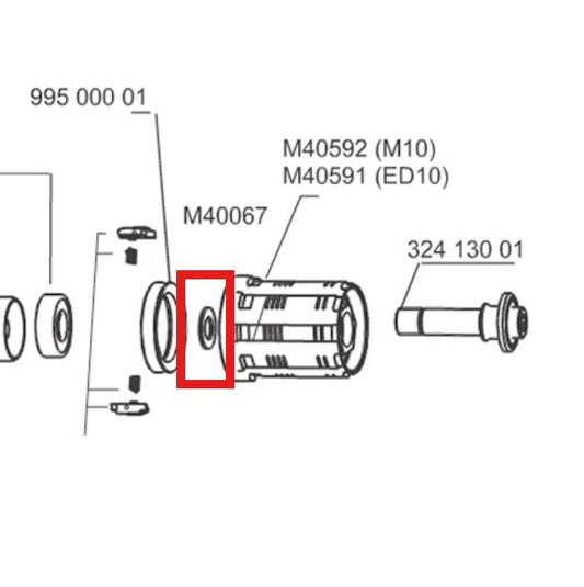 ΕΣΩΤΕΡΙΚΌΣ ΑΠΟΣΤΆΤΗΣ MAVIC FREEWHEEL FTSL/FTSX