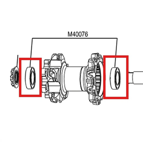Ρουλεμάν μπροστινού τροχού Mavic 6903