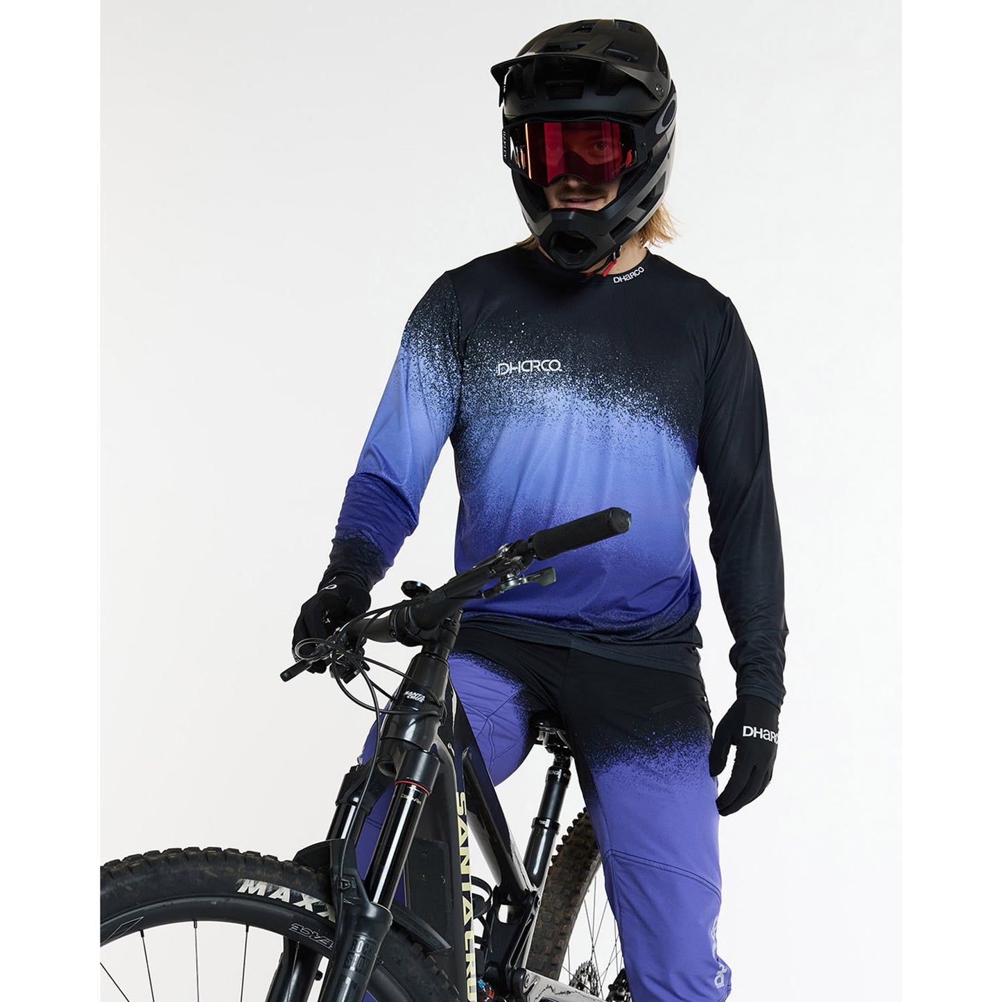 DHARCO ULTRA VIOLET Long Sleeve Jersey Black/Purple