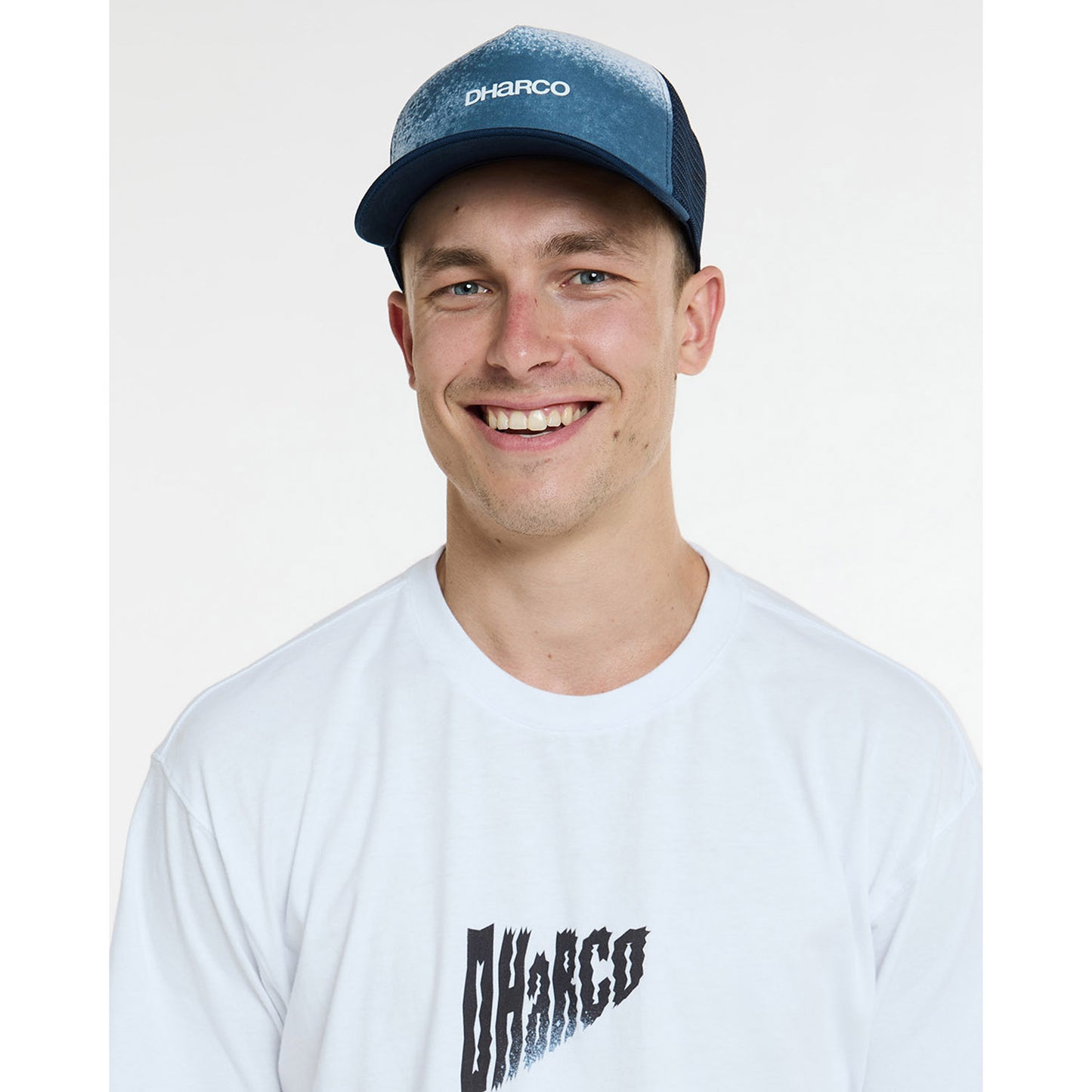 DHARCO CURVED PEAK TRUCKER NU WAVE Καπέλο μπλε