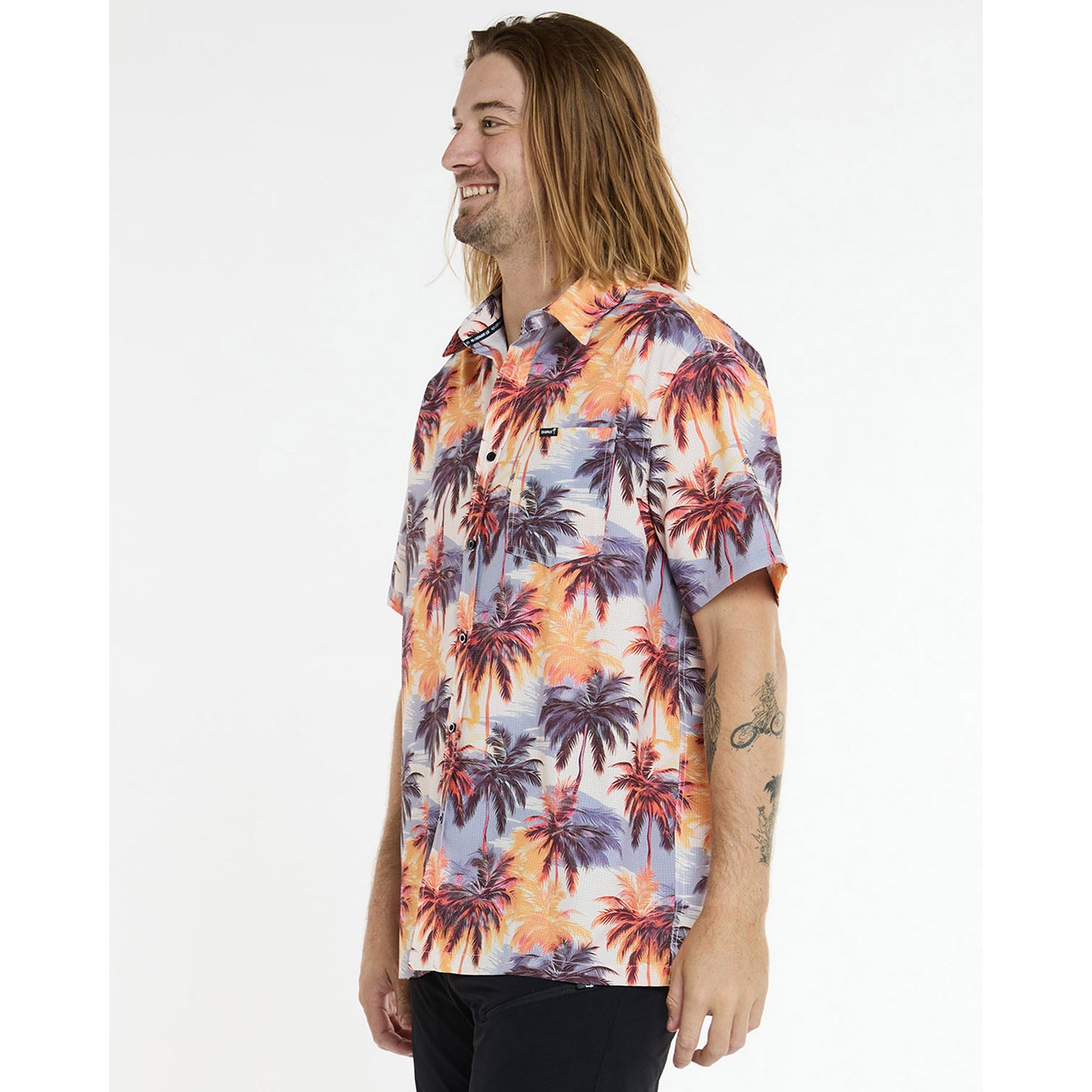 Technqiue DHARCO TECH PARTY EL CAMINO Shirt Orange/Blue