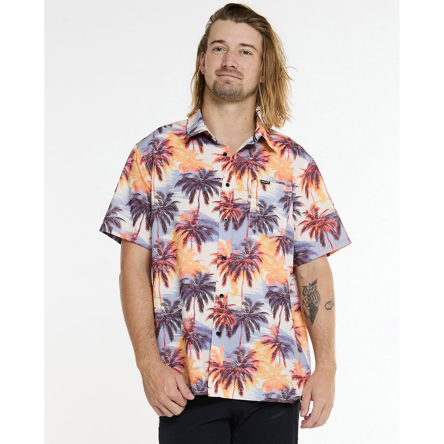 Technqiue DHARCO TECH PARTY EL CAMINO Shirt Orange/Blue