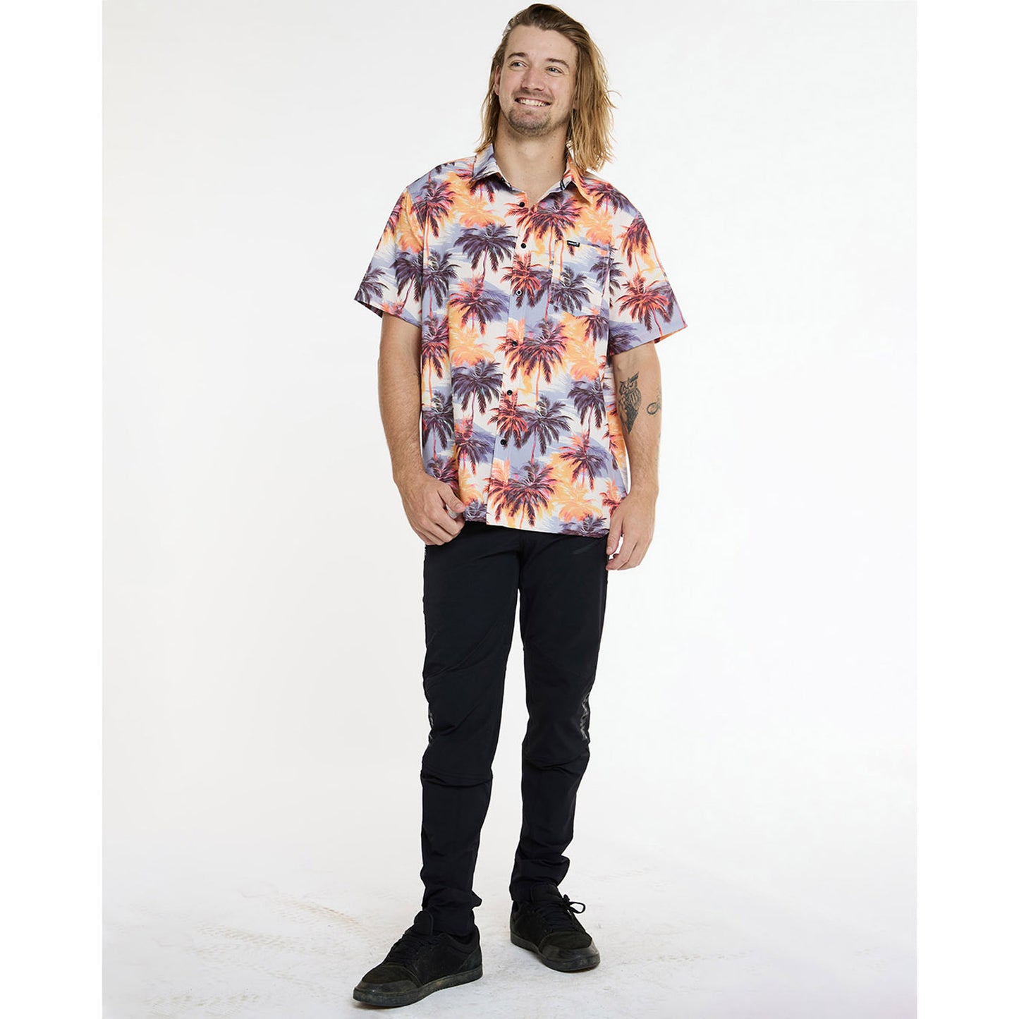 Technqiue DHARCO TECH PARTY EL CAMINO Shirt Orange/Blue