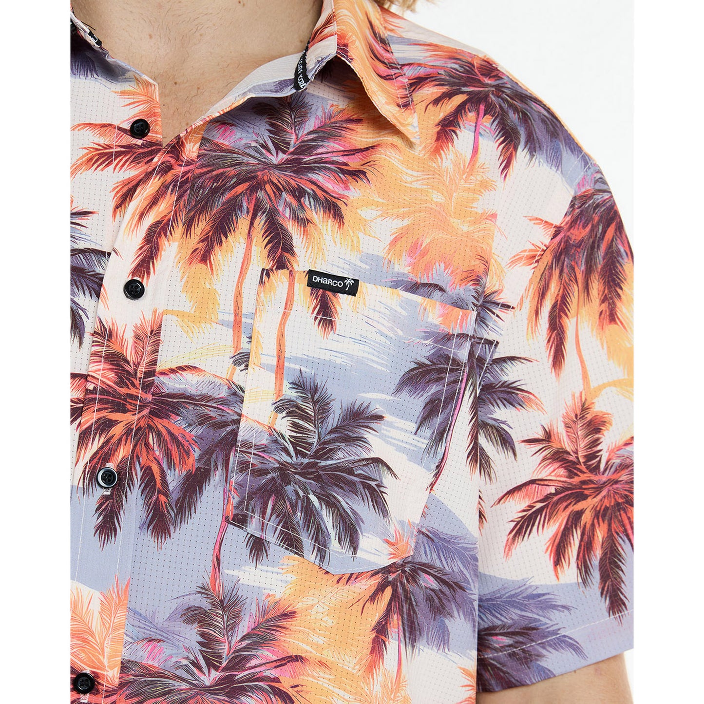 Technqiue DHARCO TECH PARTY EL CAMINO Shirt Orange/Blue