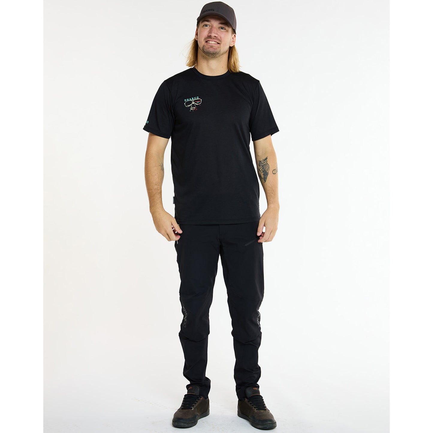 DHARCO EDDIE Κοντομάνικο TECH TEE Jersey Μαύρο