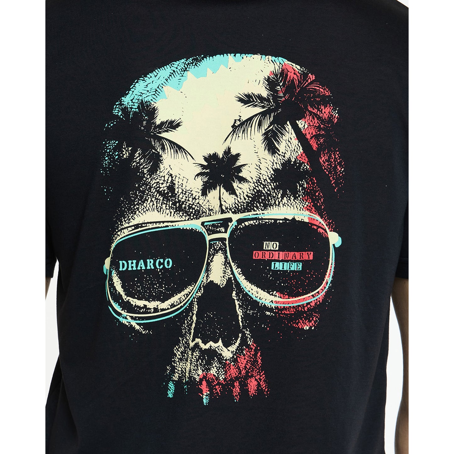 DHARCO EDDIE Κοντομάνικο TECH TEE Jersey Μαύρο