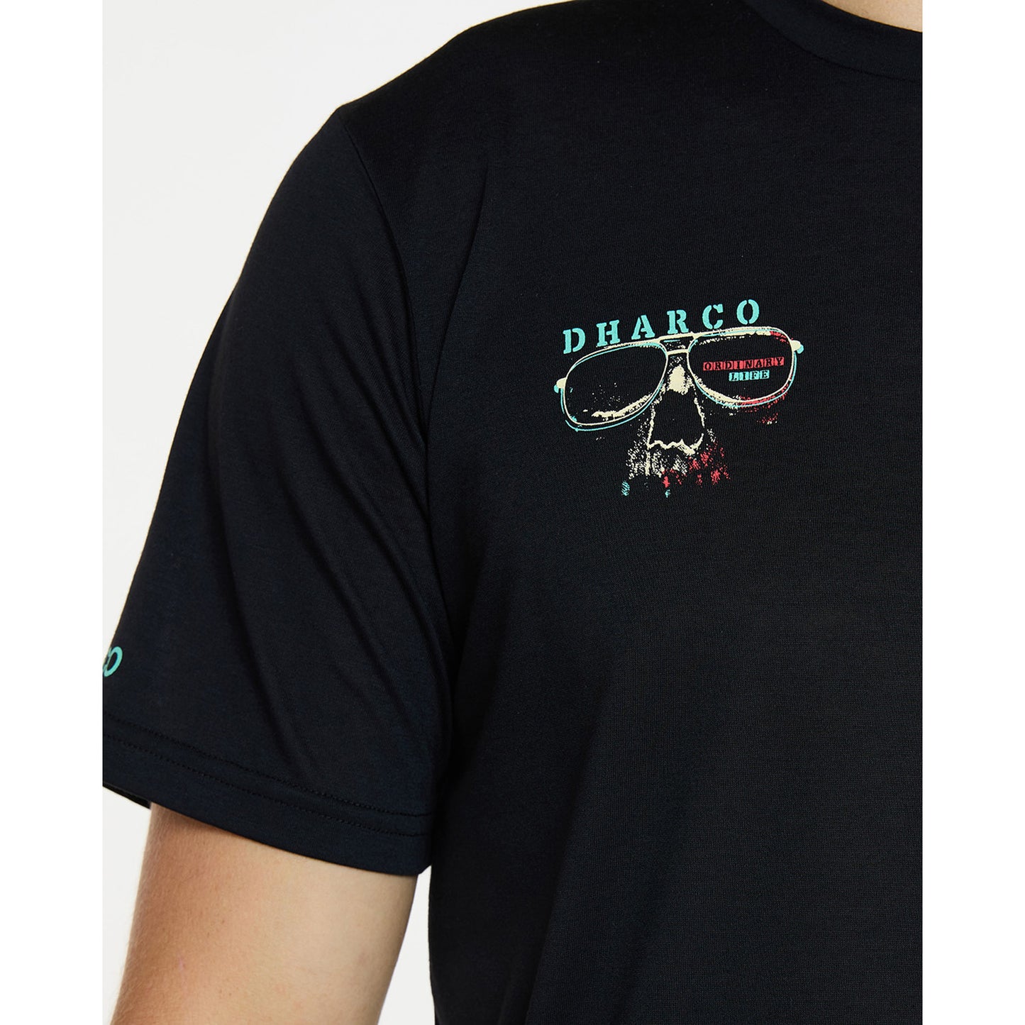 DHARCO EDDIE Κοντομάνικο TECH TEE Jersey Μαύρο
