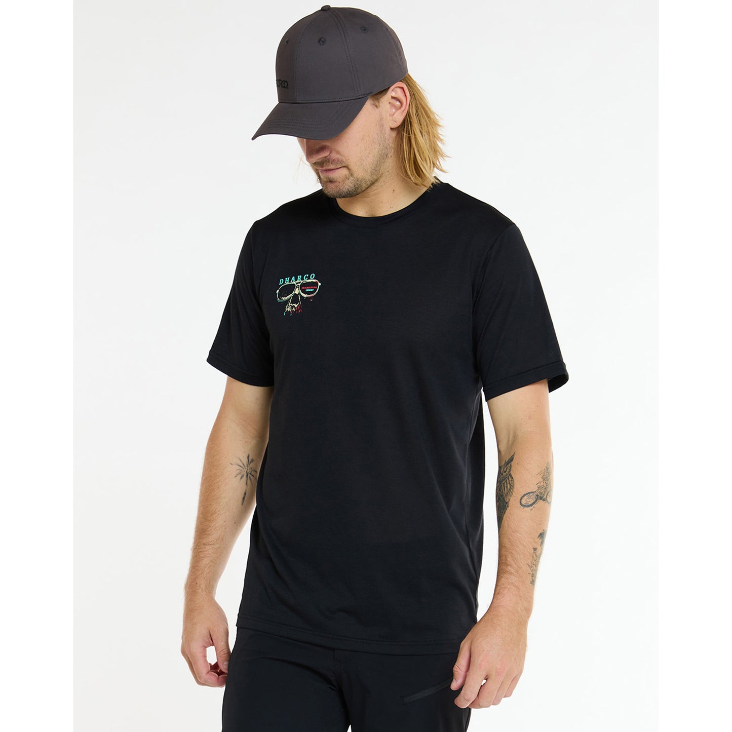 DHARCO EDDIE Κοντομάνικο TECH TEE Jersey Μαύρο