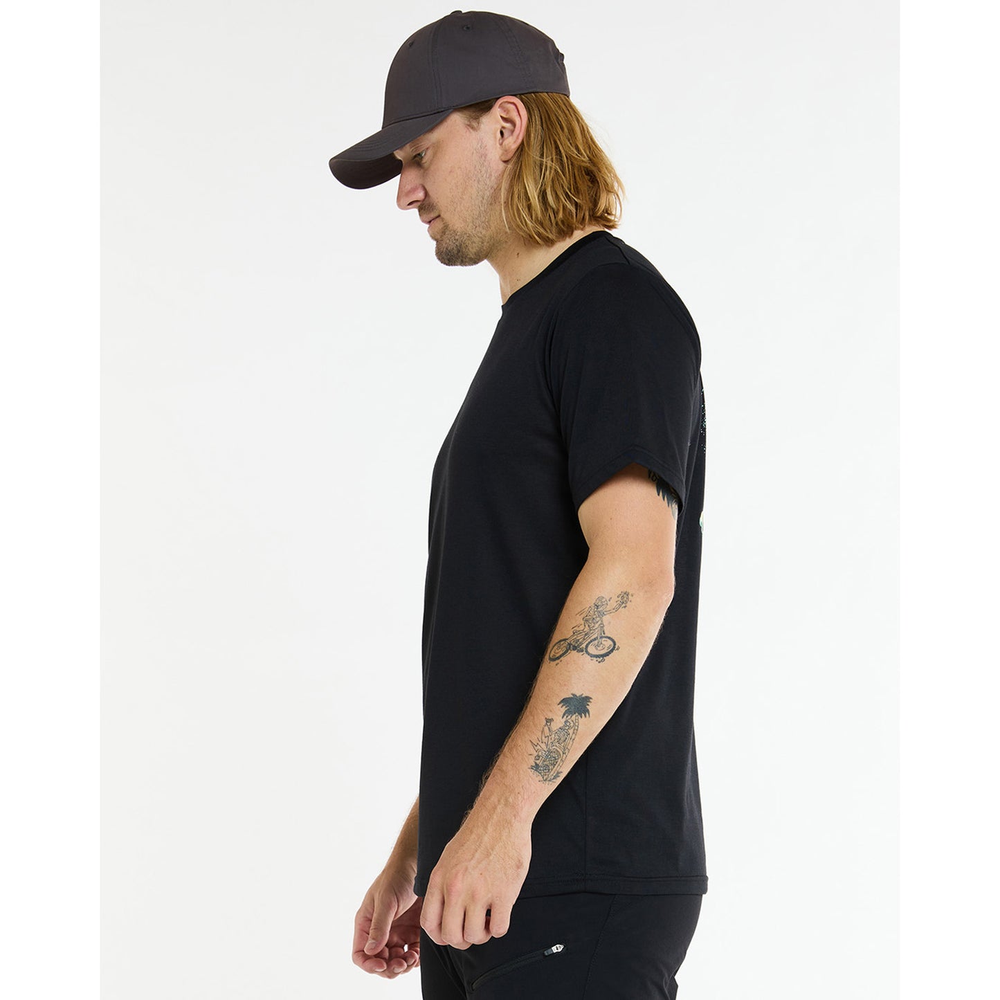 DHARCO EDDIE Κοντομάνικο TECH TEE Jersey Μαύρο