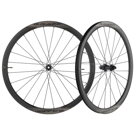 Ζεύγος τροχών MICHE GRAFF CARBONE DISC Tubeless Ready (Center Lock)