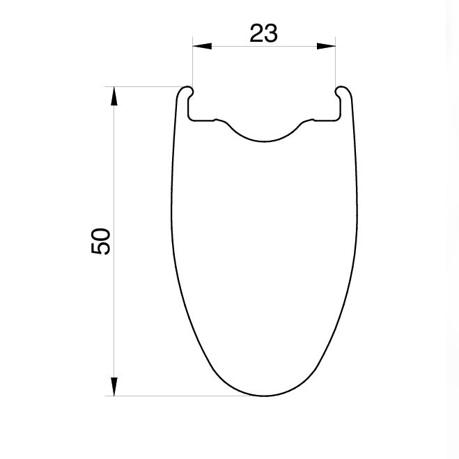 Ζεύγος τροχών MICHE KLEOS 50 Tubeless Ready (Center Lock)