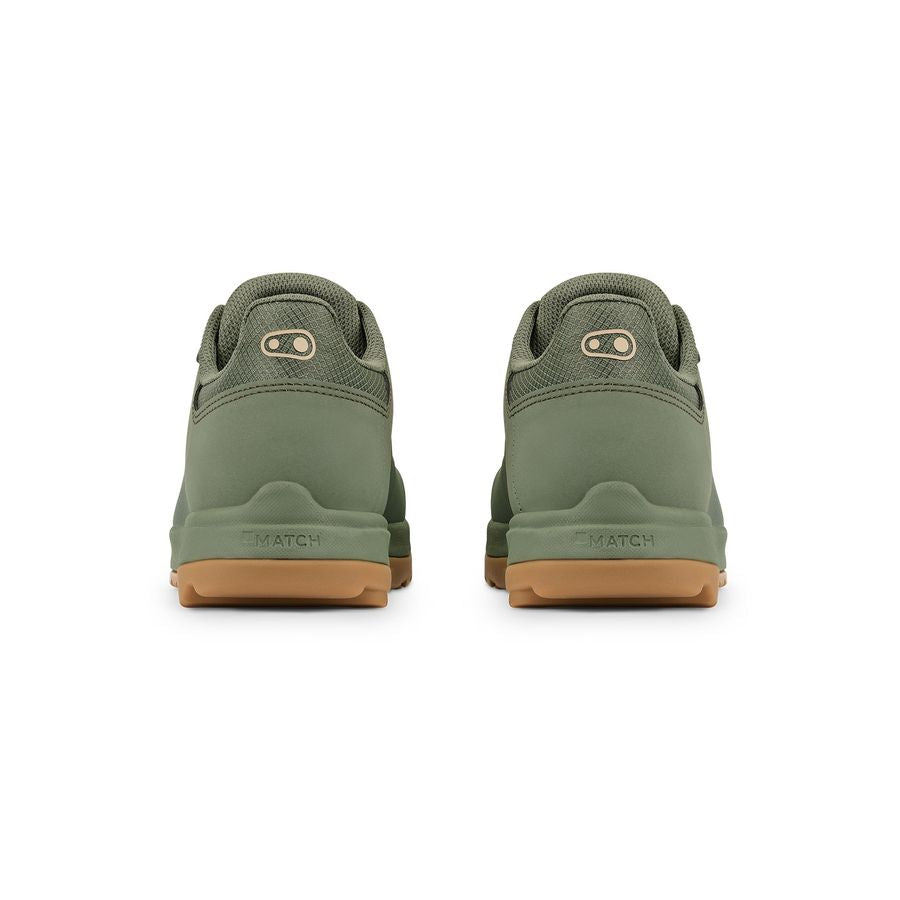 MTB shoes CRANKBROTHERS MALLET TRAIL SPEED LACE CLIP Green/Sand