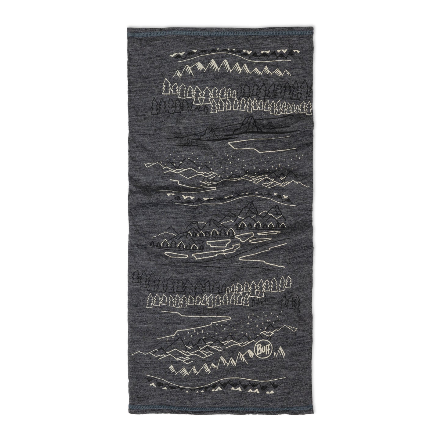 BUFF MERINO LIGHTWEIGHT PRINT Τσόκερ γκρι