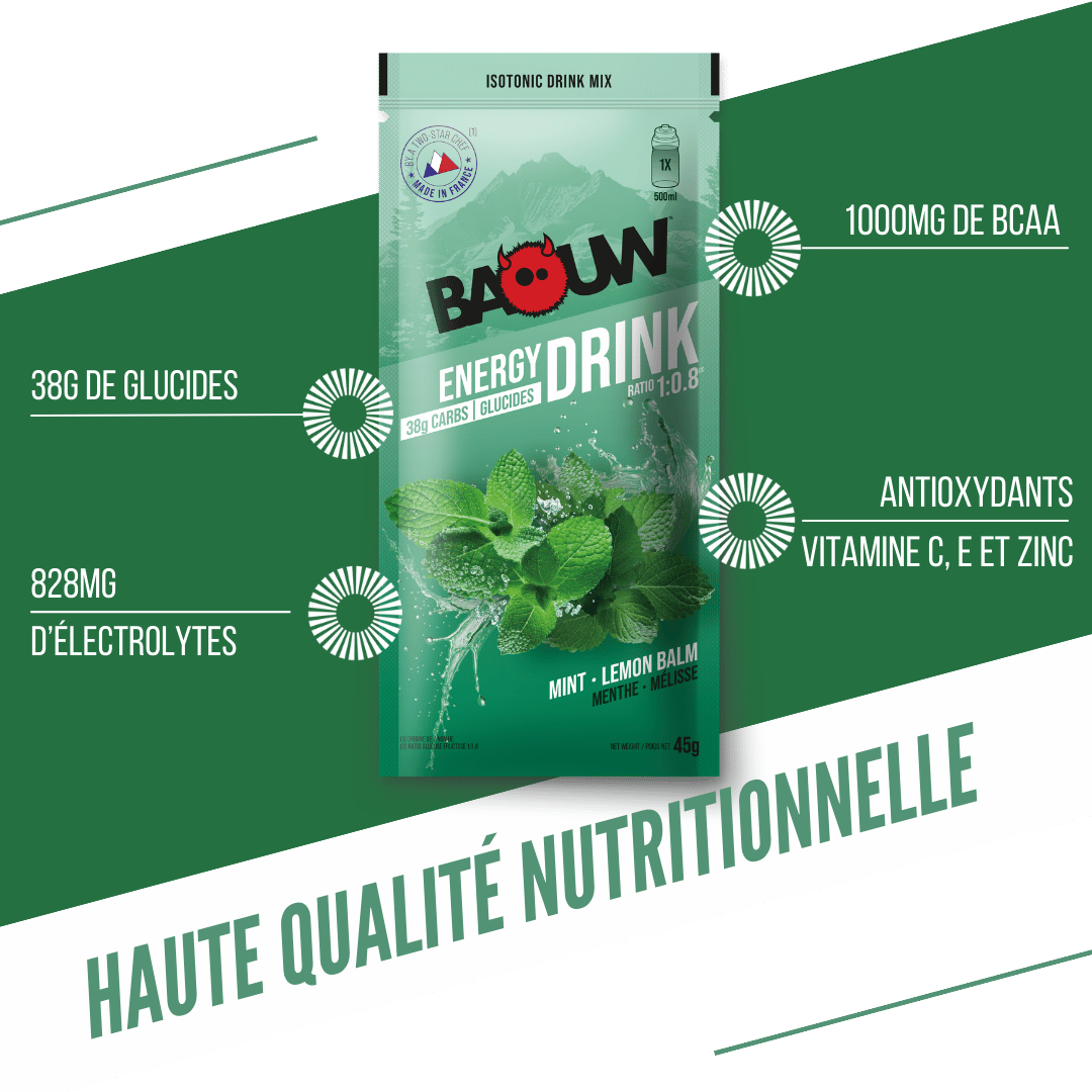 BAOUW ISOTONIC Energy Drink (45g) Mint/Melissa