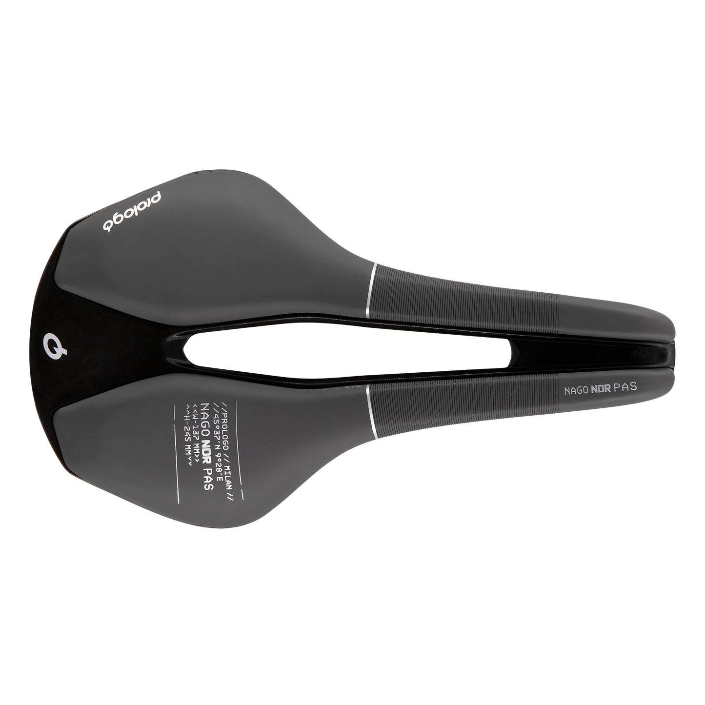 Saddle PROLOGO NAGO NDR PAS 137mm Rails Nack Black