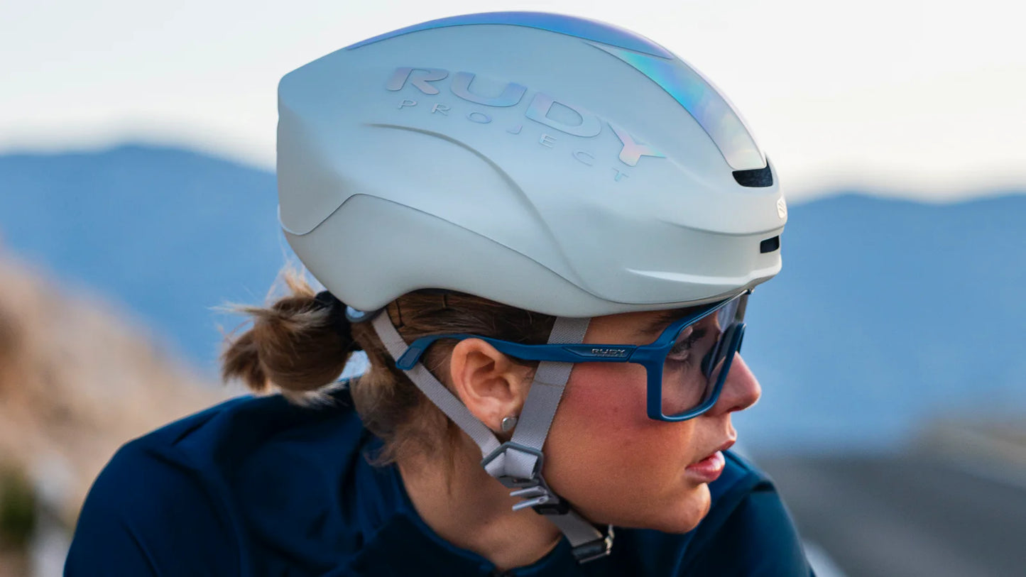 RUDY PROJECT NYTRON PRO Road Helmet White Iridescent Matt