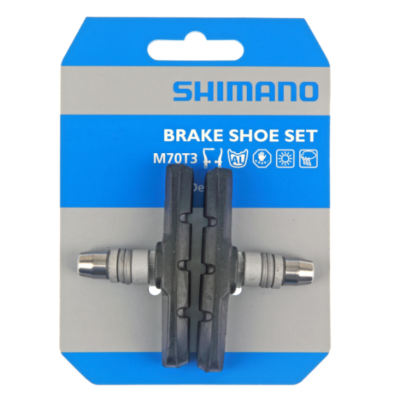 Ζεύγος παπουτσιών φρένων SHIMANO M70T3 V-Brake