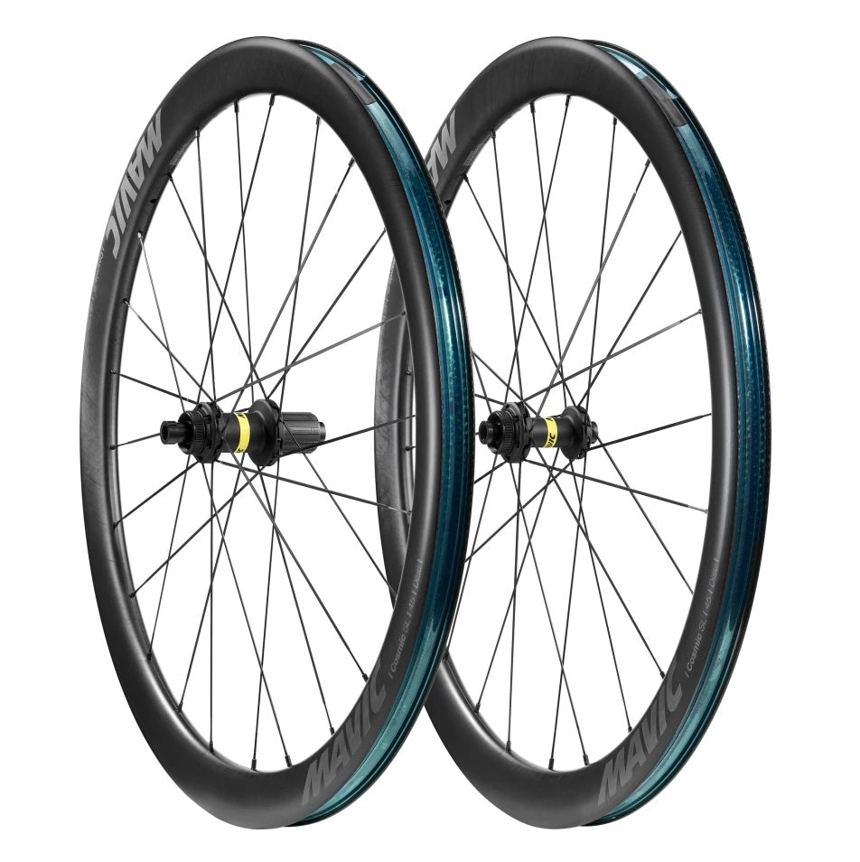 Pair of MAVIC COSMIC SL 45 DISC 23mm Tubeless Ready Wheels (Center Lock)