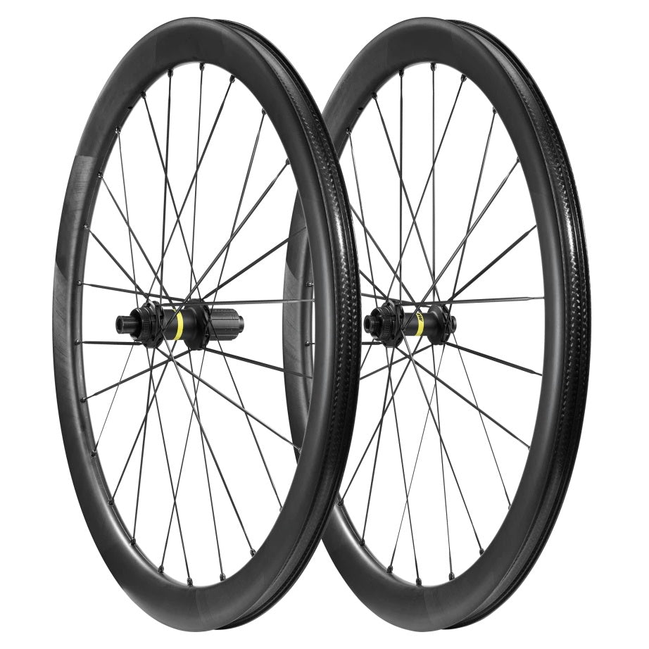 Pair of MAVIC COSMIC SLR 45 DISC 23mm Tubeless Ready Wheels (Center Lock)