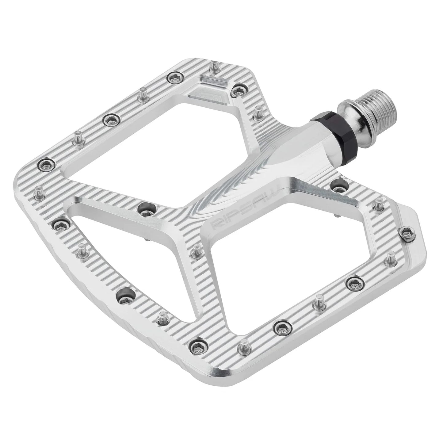 WOLF TOOTH RIPSAW Flat Pedals, Silver