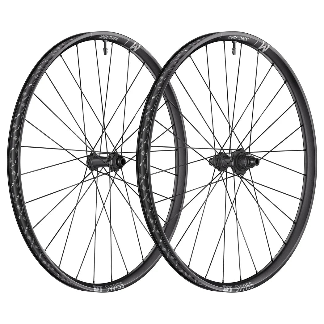 Pair of DT SWISS XMC 1500 SPLINE 30 mm 27.5" Wheels, 15x110/12x148 mm Boost
