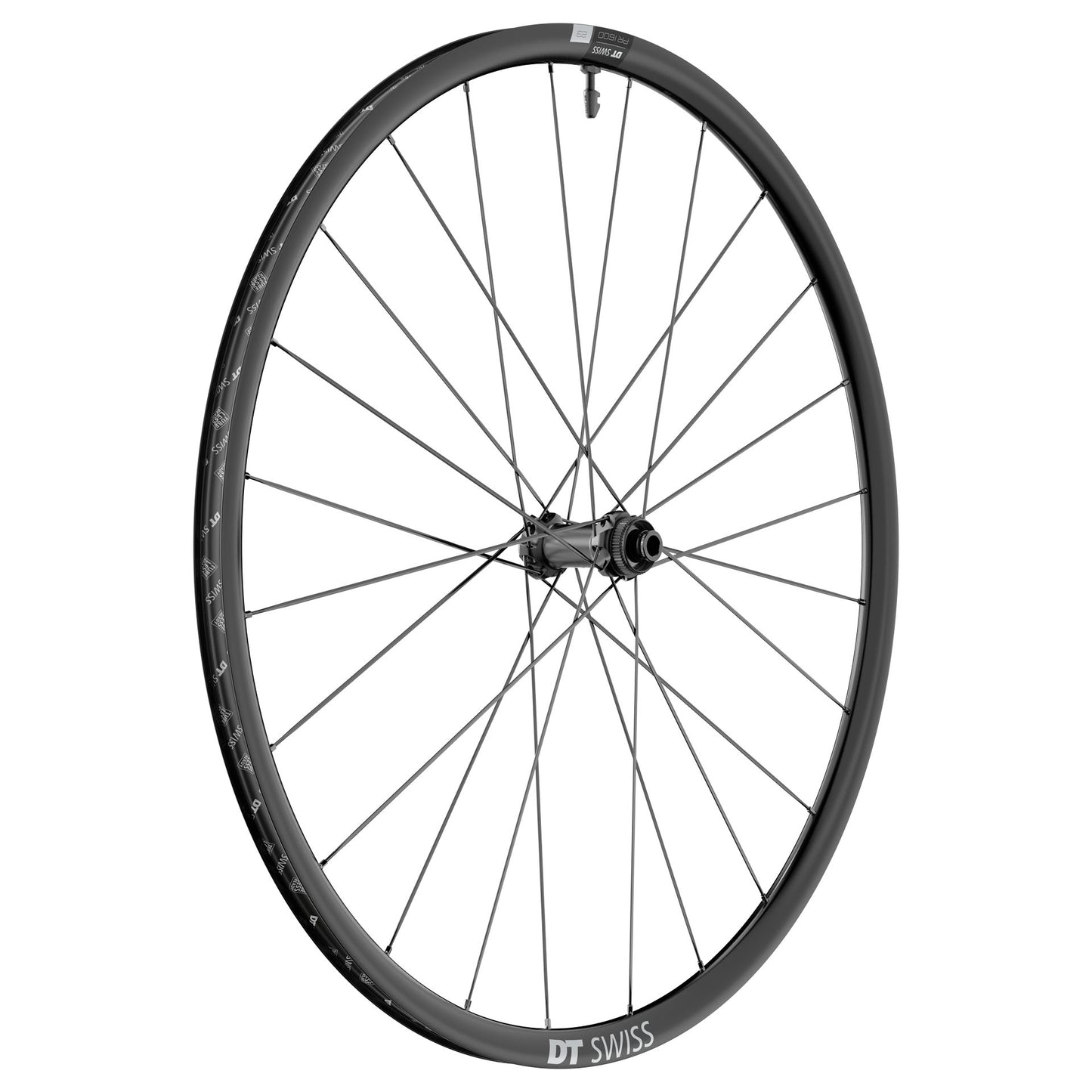 DT SWISS PR 1600 SPLINE 23 DIC Tubeless-Ready Front Wheel (Center Lock)