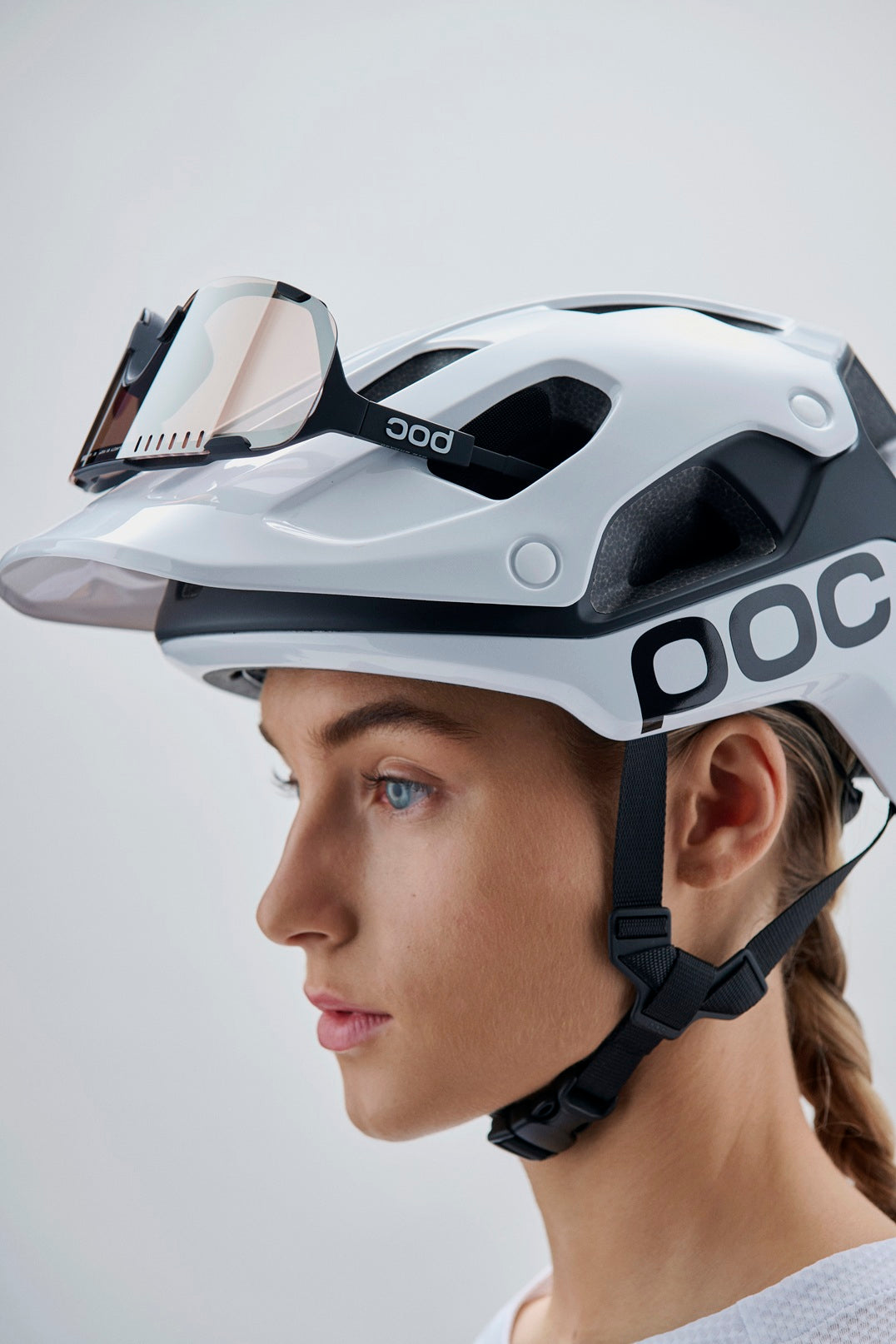 POC CULARIS PURE MTB Helmet White/Black Matt
