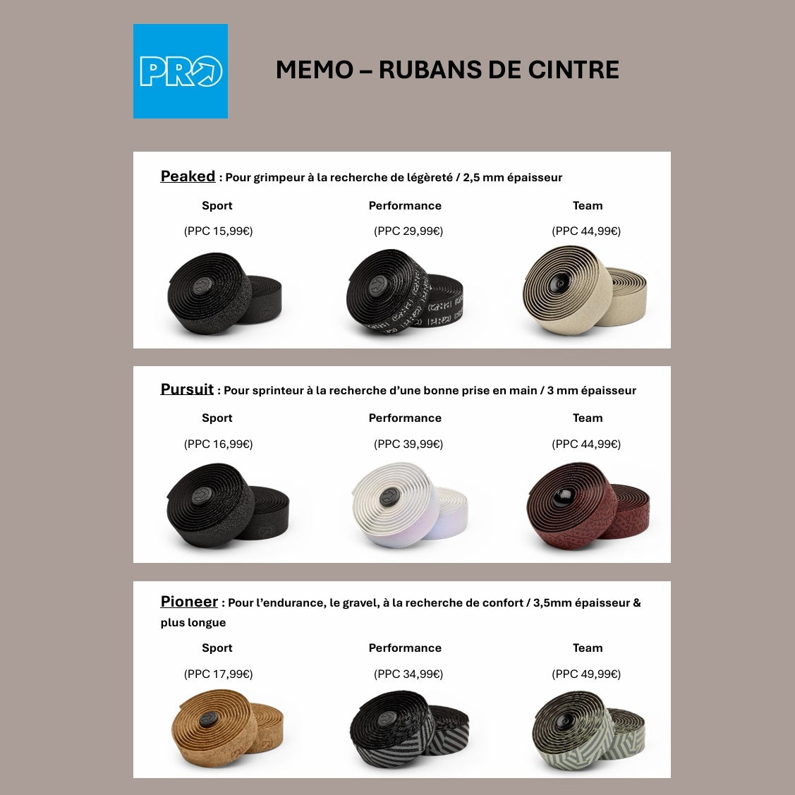 PRO PIONEER PERFORMANCE Ταινία ανάρτησης Μαύρη