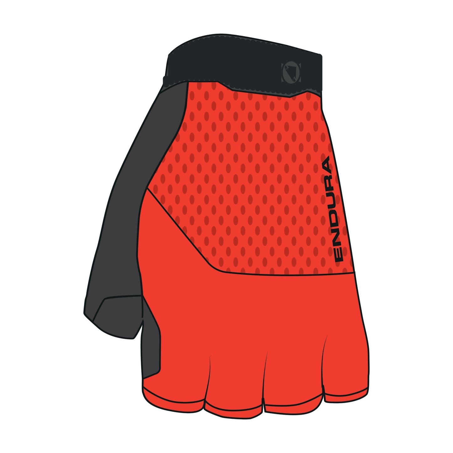 ENDURA LOOP MITT Short Gloves Red 2025