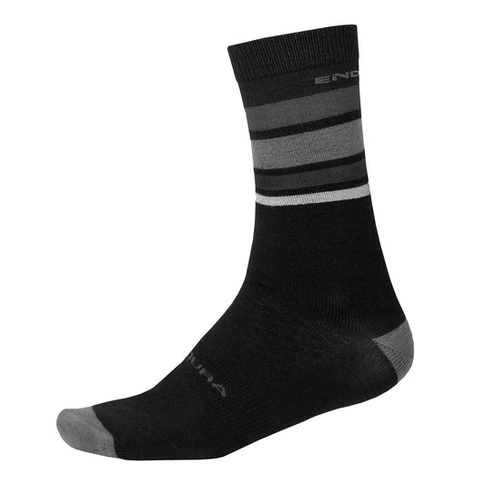 ENDURA BAABAA MERINO STRIPE Socks Black