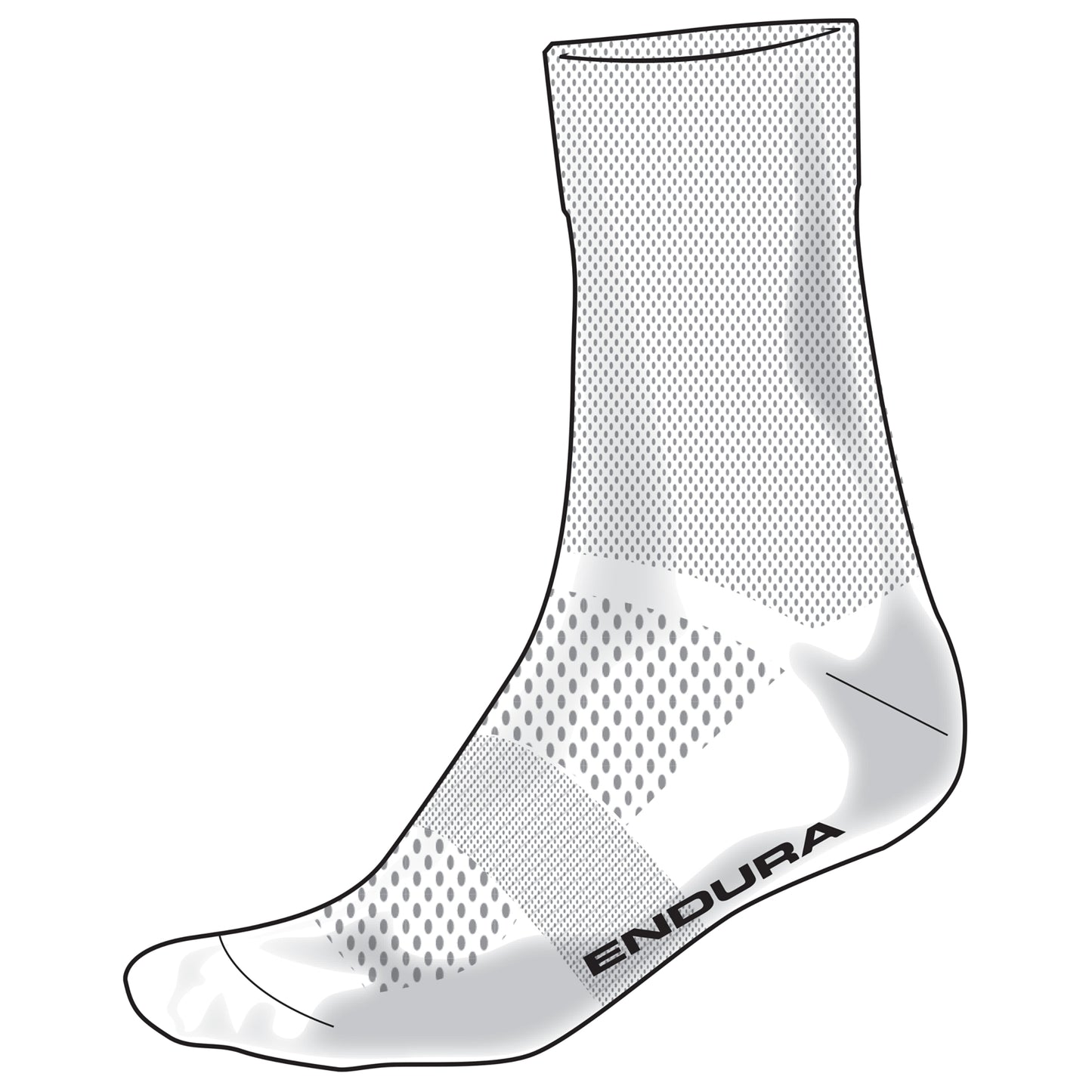 ENDURA PRO SL POWER Κάλτσες Λευκό