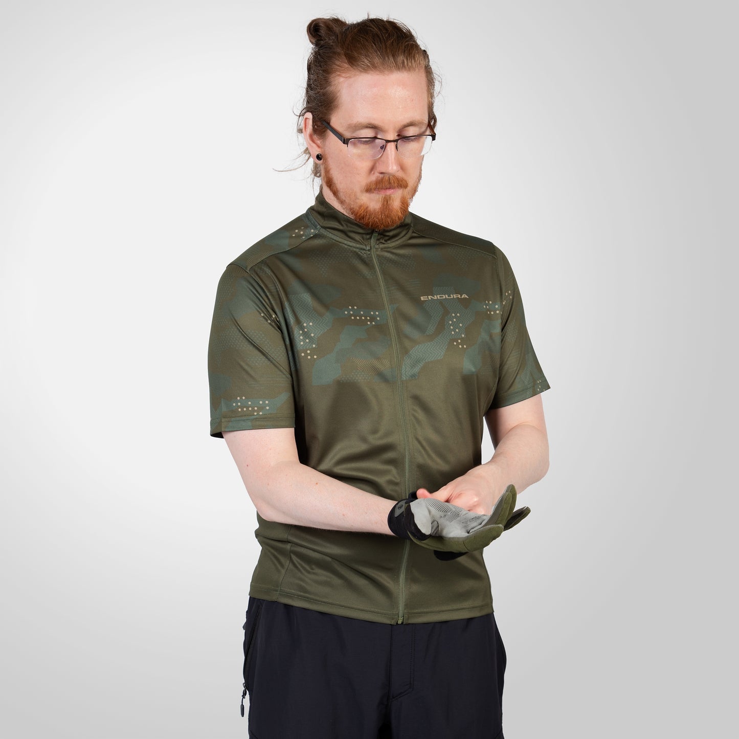 ENDURA HUMMVEE RAY II Short Sleeve Jersey Khaki