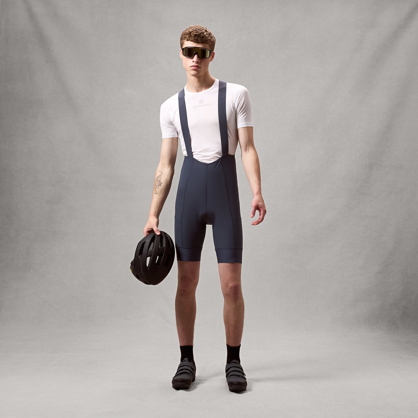ENDURA LOOP Carbon Bib Short Γκρι