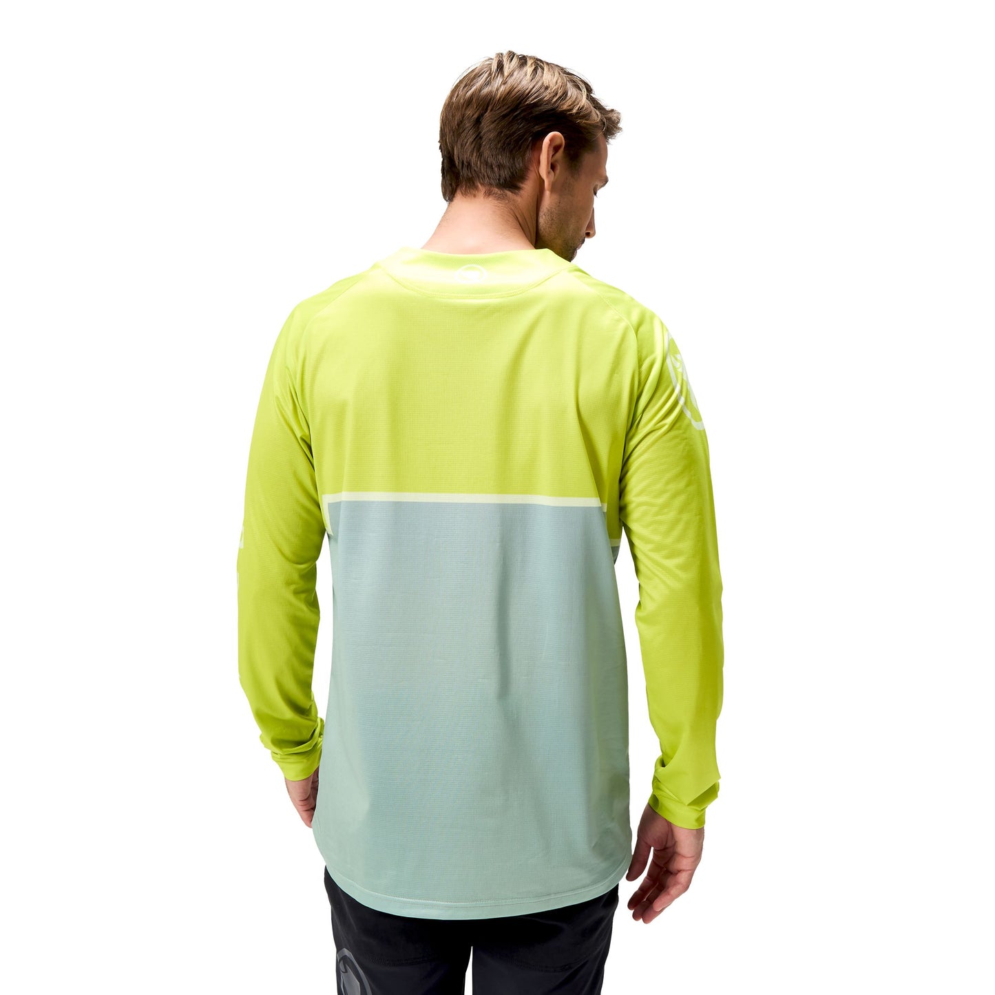 ENDURA CORE PRINTED Long Sleeve Jersey Green 2025