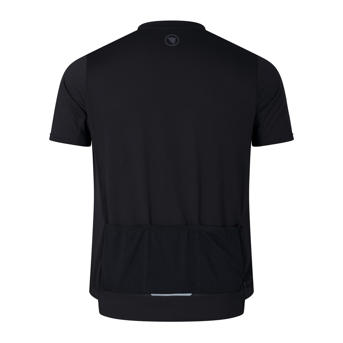 ENDURA LOOP ZIPPED Short Sleeve Jersey Μαύρο