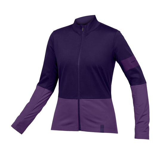 Γυναικείο ENDURA FS260 JETSTREAM Long Sleeve Jersey Μωβ