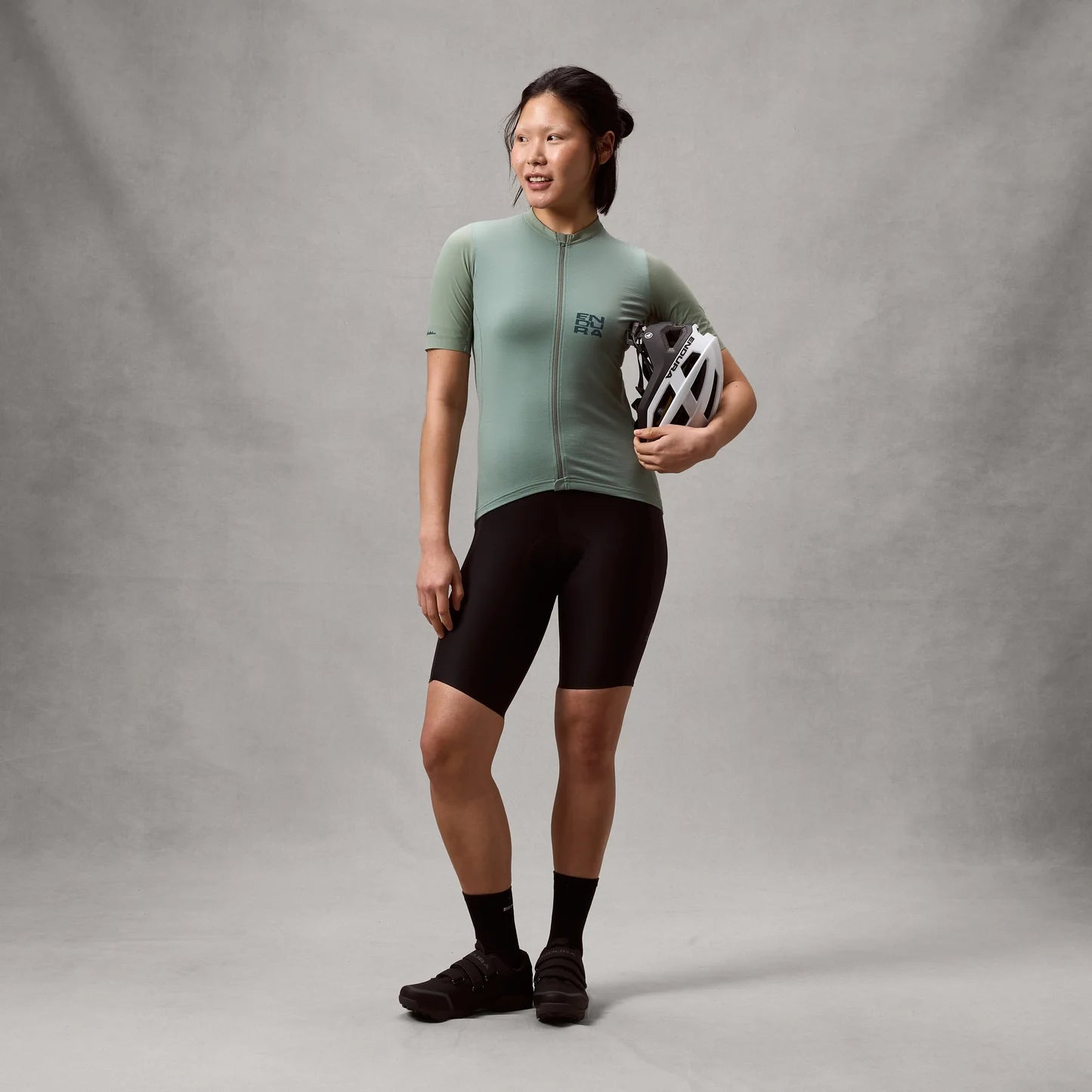 ENDURA ALLTRACK RIDE Women's Short Sleeve Jersey Sage Green