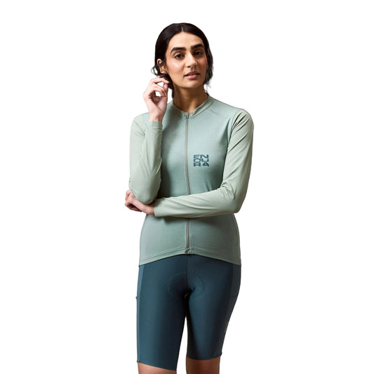 Φανέλα ENDURA ALLTRACK RIDE Γυναικεία Μακριά Μανίκια Sage Green