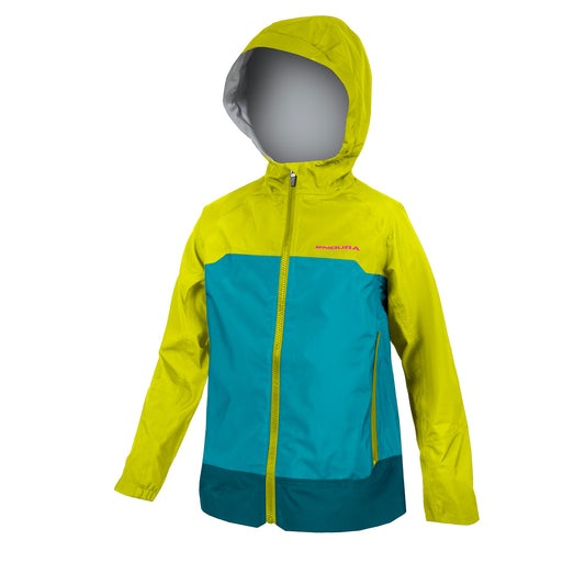 ENDURA MT500 WATERPROOF Junior Jacket Blue/Yellow
