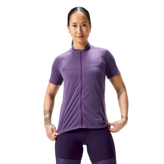 ENDURA LOOP Ladies Short Sleeve Jersey Purple 2025