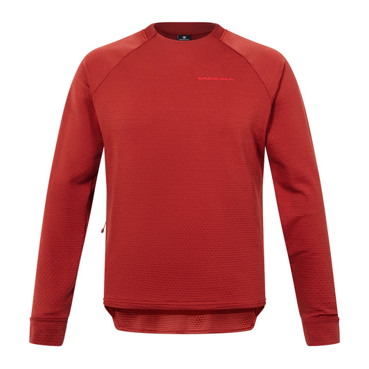 ENDURA SINGLETRACK FLEECE μακρυμάνικο Jersey Brick