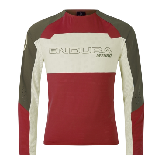 ENDURA MT500 BURNER LITE Long Sleeve Jersey Red 2025